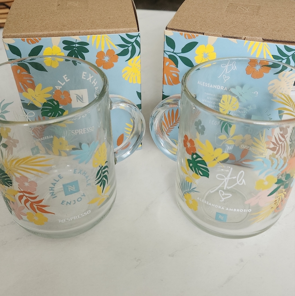 Nespresso Alessandra Ambrosio mugs